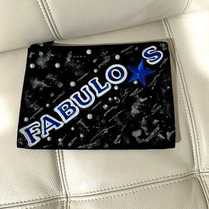 Clutch painted handbag